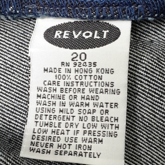 ReVolt Women's Jeans Raw Seams  Size 20 - Picture 14 of 16